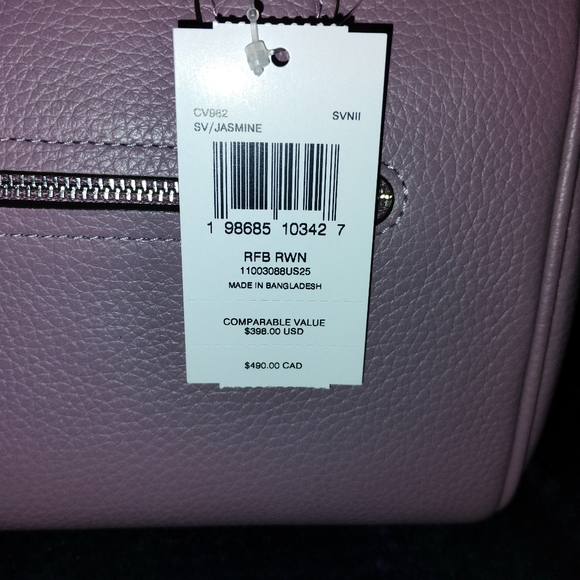 NWT Coach Rowan Satchel Bag In Jasmine - Picture 7 of 11